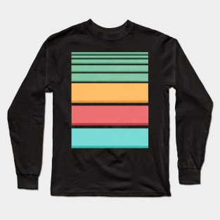 Pastel Pattern Long Sleeve T-Shirt